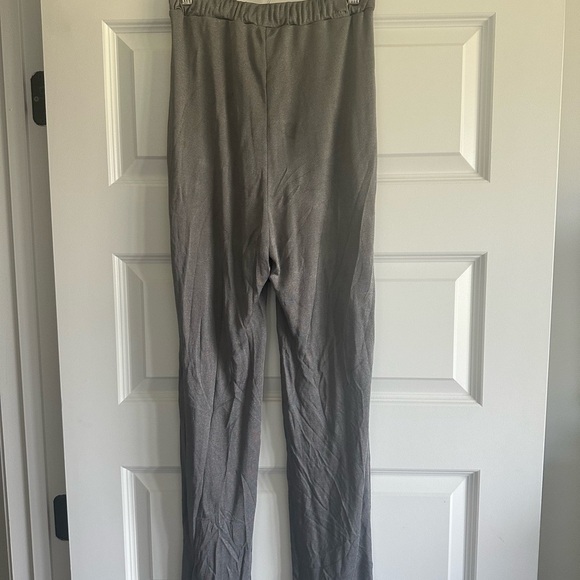 Max Mara Leisure Rigel Pants Gray Elastic Waist Drawstring Pants - Picture 8 of 11